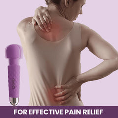 Personal Massager For Women | 20 Vibration Modes, USB Rechargeable, Waterproof, Medical Grade Silicone, 3 Months Warranty | Handheld Electric Body Massager | Full Body Massager For Pain Relief