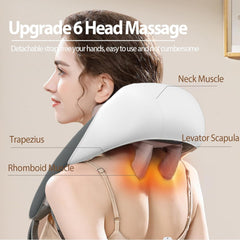 Neck Electric Massager U-Shaped with Vibration for Neck Pain Relief, Cervical, Memory Foam