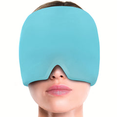 Migraine Relief Cap for Migraines, Headaches, Sinuses, Tension Relief Headache Relief Cap Hot and Cold Therapy Relaxing Thermax Migraine Cap, Migrane Relaxing Cap - Multicolor