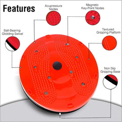 Tummy Twister | Twisting Waist Disc | Waist Trimmer | Fat Burner | Aerobic Exercise Foot Exercise Fitness Twister | Fat Buster | Perfect Home Gym Equipment for Men & Women