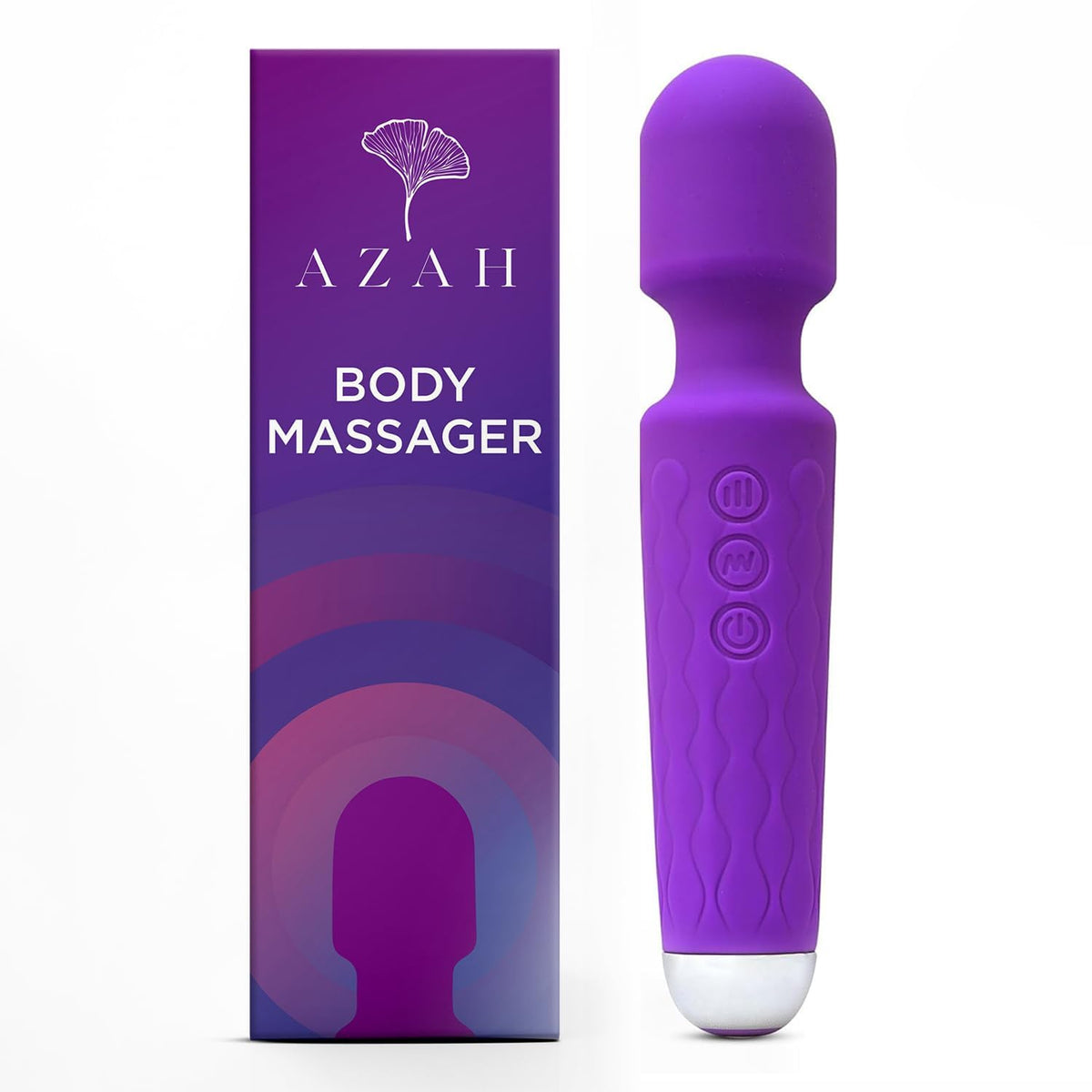 Personal Massager For Women | 20 Vibration Modes, USB Rechargeable, Waterproof, Medical Grade Silicone, 3 Months Warranty | Handheld Electric Body Massager | Full Body Massager For Pain Relief